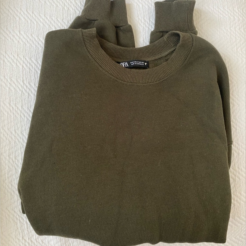 Zara Crop Sweatshirt